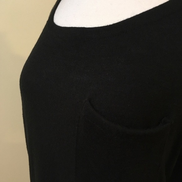 Dolman Sleeve Knit Pocket Sweater Top - Picture 7 of 8